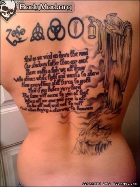 Led Zeppelin Tattoo Led Zeppelin Tattoo Tattoos Metal Tattoo