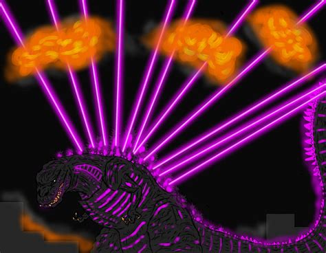 Shin Godzillas Back Lasers By Prehistoricpark96 On Deviantart
