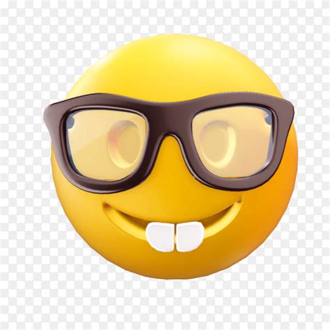 Nerd Face Emoji Clever Emoticon With Geek Or Ubicaciondepersonas