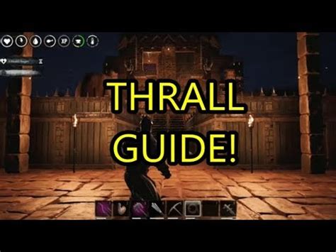 Once you visit the place where this is happening on the map, you will get thralls appearing nearby. Conan Exiles - FULL THRALL GUIDE - YouTube
