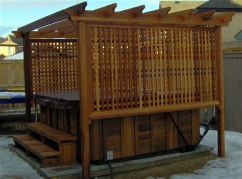 This is probably the simplest option out there. 36 best Hot Tub Privacy / Spa Enclosures images on ...