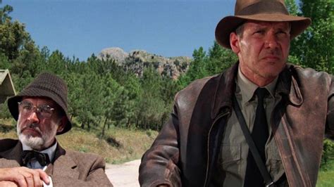 SEAN CONNERY And HARRISON FORD In INDIANA JONES AND THE LAST CRUSADE