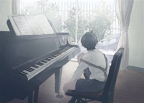 Violett On Twitter Kawaii Piano Boy 🌸 Anime Illustration Kawaii