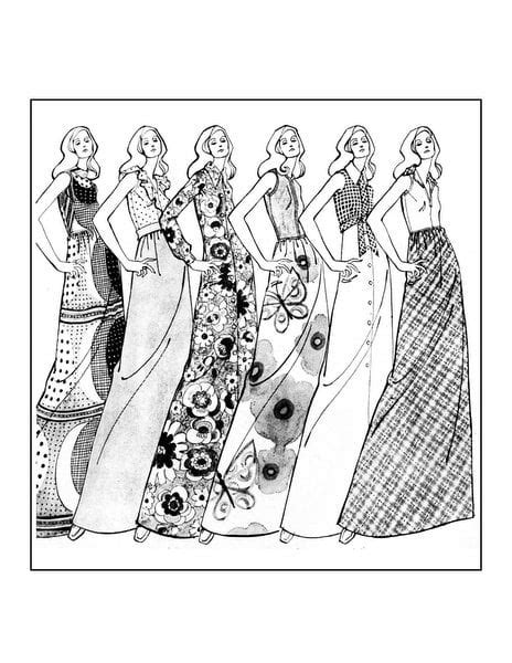 Fashion coloring pages for girls printable. Click Americana's Shop - See cool fashions, vintage ...