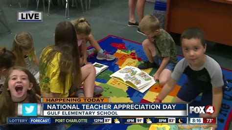Gulf Coast Elementary Celebrates Teacher Appreciation Week Youtube