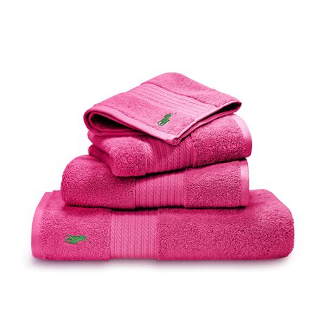 Buy Ralph Lauren Home Player Towel Pink Guest Towel Amara