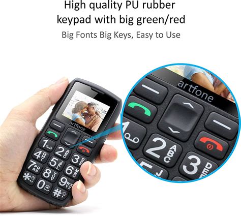 Artfone Big Button Mobile Phone For Elderlyupgraded Gsm Mobile Phone