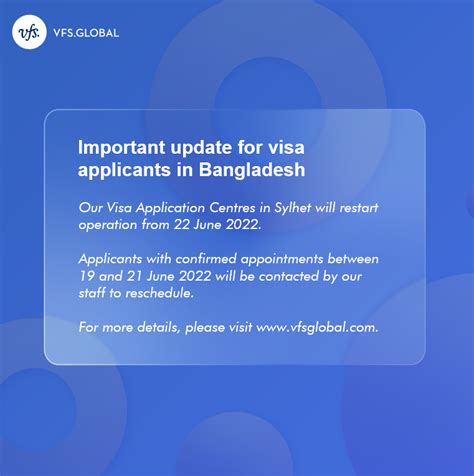 Vfs Global On Twitter We Have An Important Announcement Regarding Resumption Of Our Visa