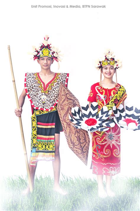 Pakaian Tradisional Kaum Iban Di Sarawak Keunikan Bangsa Iban