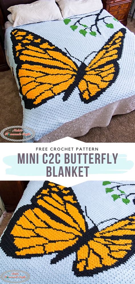 Fantastic Butterfly Crochet Blankets Free Patterns