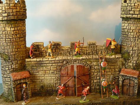 Diorama Castle Wall With Base