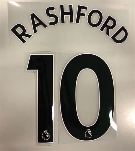 De bruyne trikot brachte allfans zum reden. Original Trikot-Flock Premier League 16cm - RASHFORD 10 ...