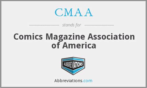 Cmaa Comics Magazine Association Of America