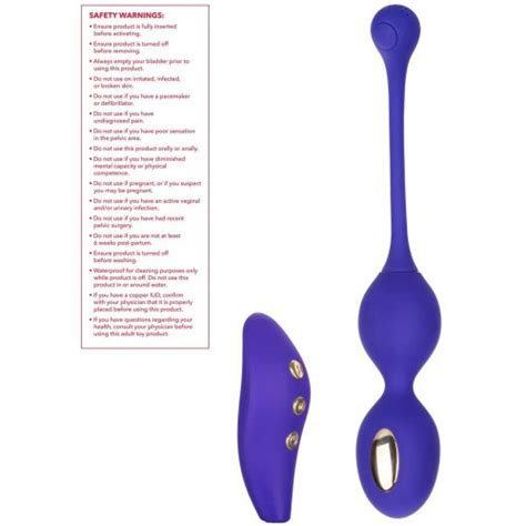 Impulse Intimate Estim Remote Dual Kegel Exerciser Purple Sex Toys