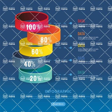 Infographic Template With 3d Circles Infographic Template Collection