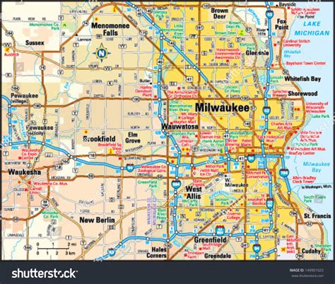 Map Of Milwaukee And Surrounding Areas