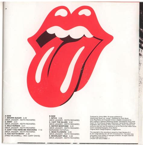 Release Sticky Fingers By The Rolling Stones Cover Art Musicbrainz