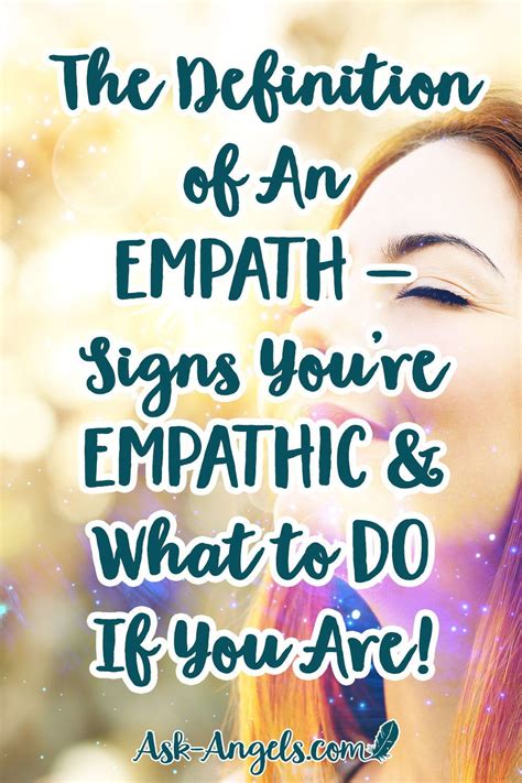 the definition of an empath signs you re empathic and what to do if you are are you empathic