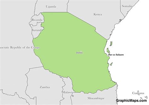 Tansania Mapa Hani Adventures And Safaris Tanzania Mapa De