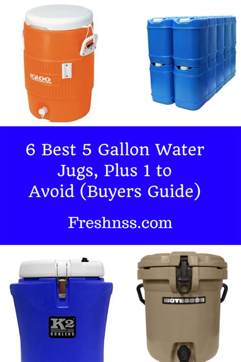 Check spelling or type a new query. 6 Best 5 Gallon Water Jug, Plus 1 to Avoid (2020 Buyers ...