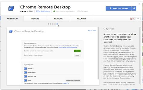 New Chrome Remote Desktop Remotely Access Computers On Various