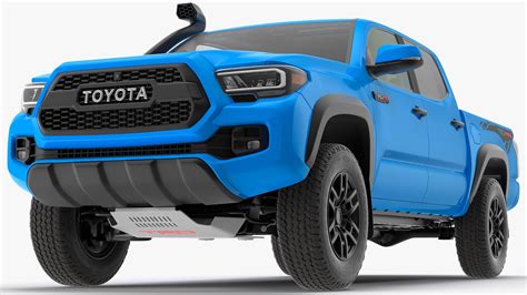 Toyota Tacoma Trd Pro Voodoo Blue 2021 Rigged Modèle 3d 149 Max