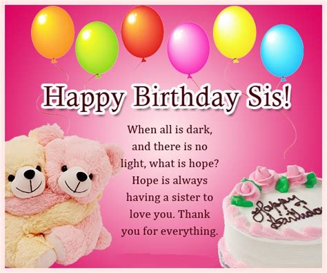 Touching Birthday Wishes For Sister From Your Heart