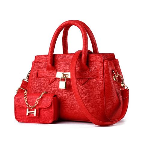 Red Leather Bag All Fashion Bags