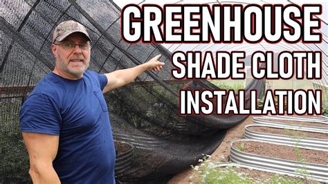 Greenhouse Shade Cloth Installation From Growers Solution Youtube