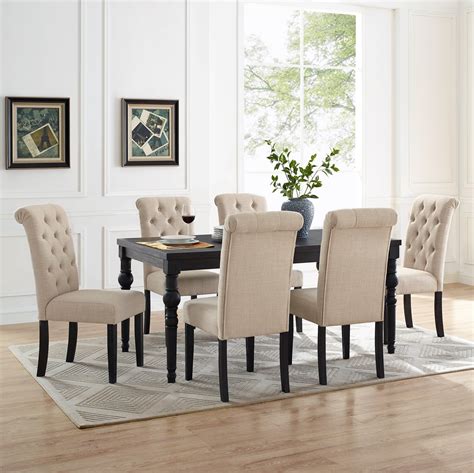Roundhill Leviton Urban Style Counter Height Dining Set Table And 6