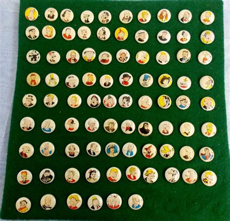 Kelloggs Pep Pins Complete Set Of 86 From The 1940s Pin Collection