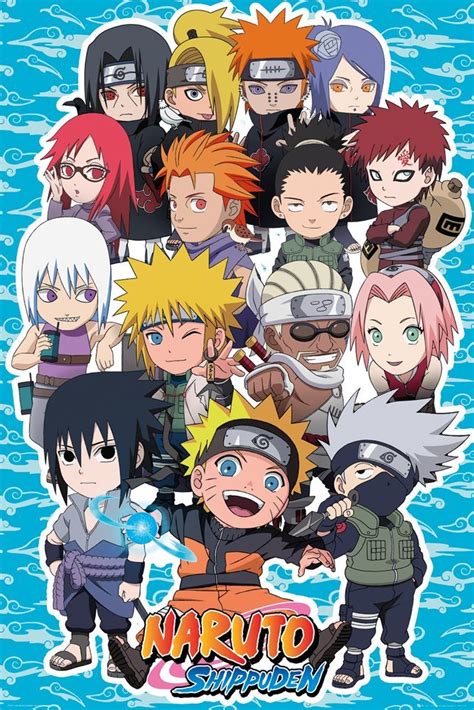 Poster Naruto Shippuden Chibi Characters Gb Eye