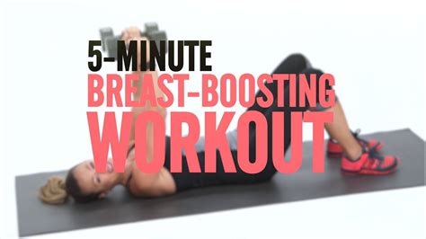 5 minute workout for perkier breasts all you need are a pair of 5 10 pound weights by