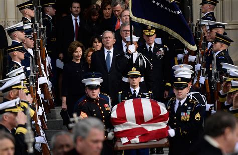 Photos Nation Says Goodbye To George Hw Bush At State Funeral Abc7