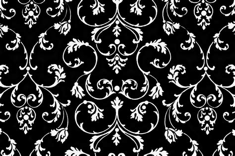 Different neutral color versions of the decorative design. Floral Pattern Free Stock Photo - Public Domain Pictures