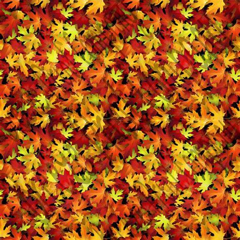 Autumn Leaves Pattern Printed Craft Vinyl Sheet Htv Adhesive Vinyl