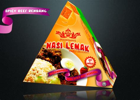 This project has redesign the current nasi lemak packaging due to the current design lacks of flexibility and could not keep the nasi lemak fresh longer. Nasi Lemak Packaging 1 by kawaiwawi on DeviantArt