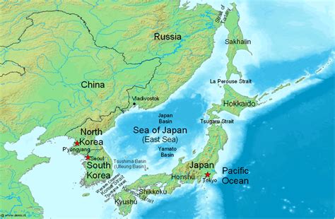 Although japan does share a land border with any countries, it shares maritime borders with the following nations: Japan: June 2013