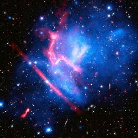 Hubble Frontier Project Image The Galaxy Cluster Macs J0717 Seen In X