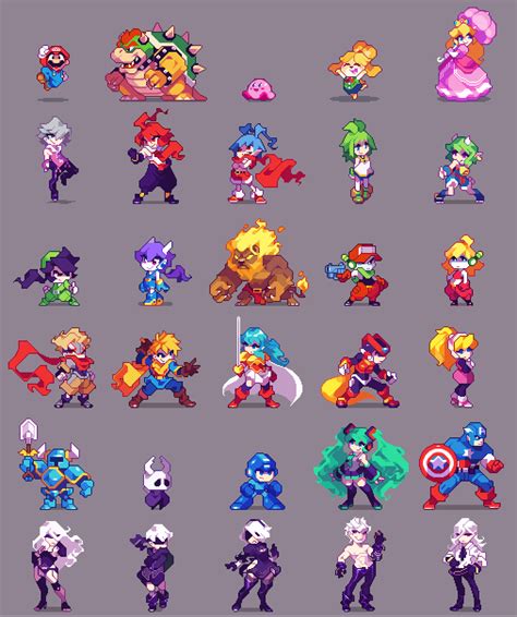 Hepari On Twitter Pixel Art Characters Pixel Characters Cool Pixel Art