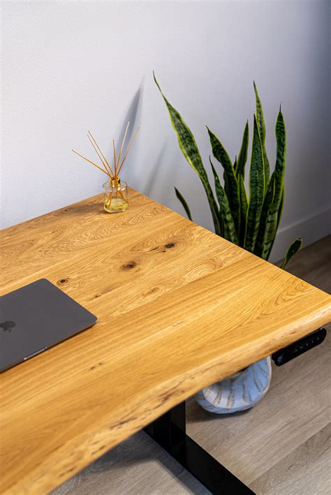 White Oak Wood Desk Top Wood Table Top Wood Desk Solid Etsy