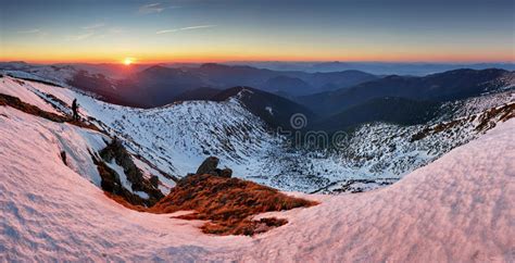 Mountain Landscape At Spring Winter In Slovakia Low Tatras Pa Stock