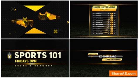 Videohive Sports Broadcast 4k Free After Effects Templates After