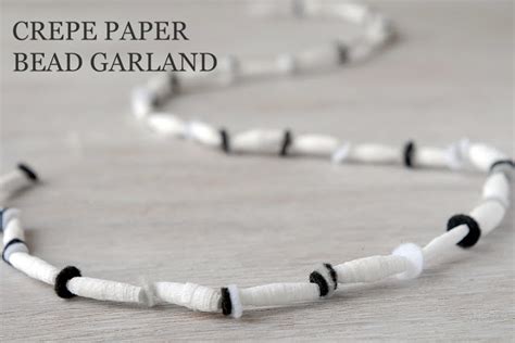 Crepe Paper Bead Garland Sas Does Crepe Paper Bead