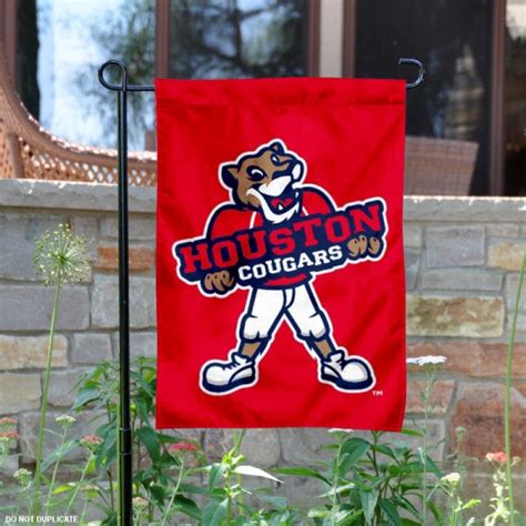 Houston Cougars Shasta Mascot Garden Flag