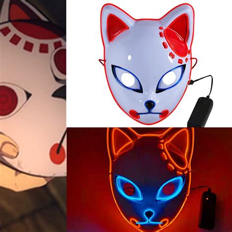 Buy Demon Slayer Mask Japanese Anime Carnival Masquerade Fox Mask