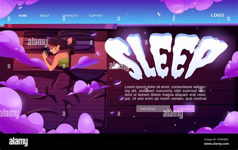 Sleep Website With Woman Naps In Bed Under Blanket Top View Of