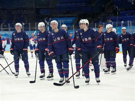 Team Usa Mens Hockey Knocked Out Of Olympics By Slovakia In Penalty