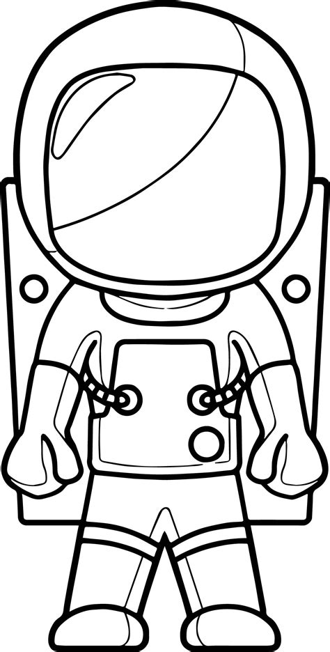 Free Printable Astronaut Coloring Pages Printable Templates