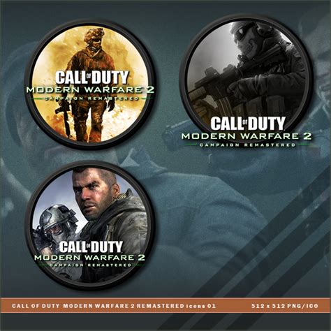 Call Of Duty Modern Warfare 2 Remastered Icons By Brokennoah On Deviantart